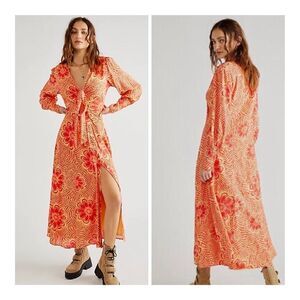 Free People - Womens Nappa Dress In Sunshine Combo Size S